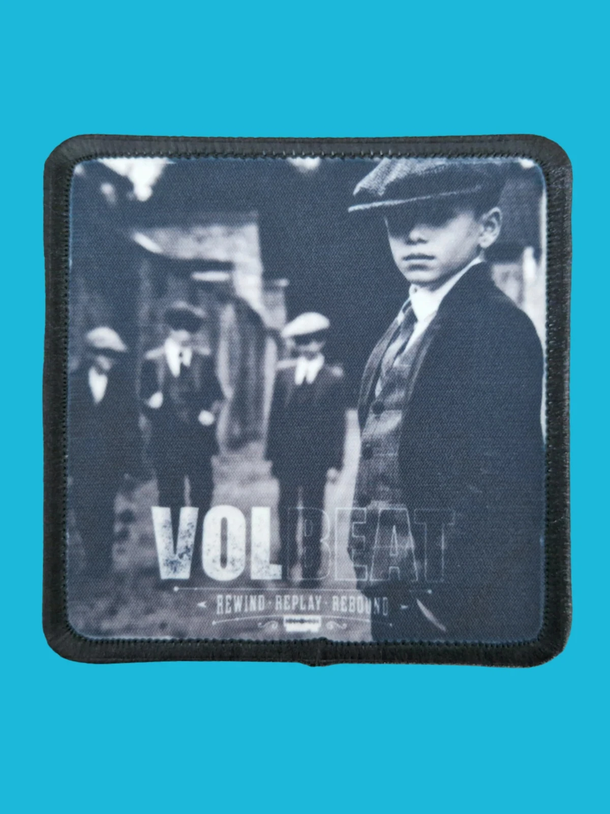 Patch Volbeat - Rewind, Replay, Rebound - Imprimé - Carré de 7,5 x 7,5 centimètres